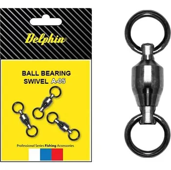 Delphin Ball Bearing Swivel A-05 65 kg 2 × 3 ks