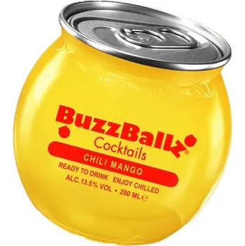 Míchaný nápoj BuzzBallz Cocktails Chili Mango 0,2 l 13,5 %