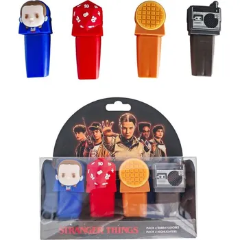Sada pera s tužkou Stranger Thinigs zvýrazňovače 4-Pack