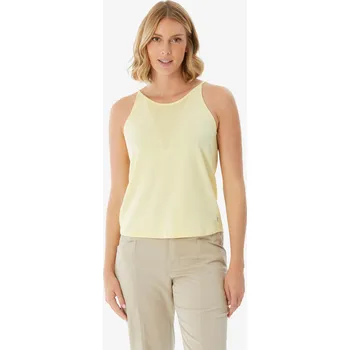 QUECHUA Dámské turistické tílko NH 500 S ŽLUTÁ