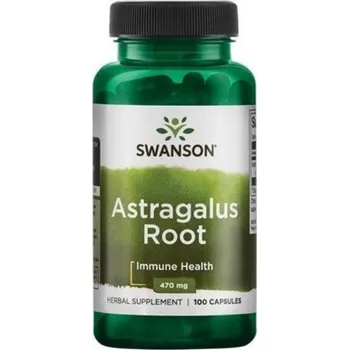 Doplněk stravy Swanson Astragalus Root (Kozinec), 470 mg 100 kapslí