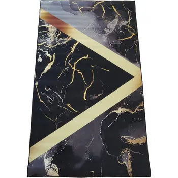 Koberec 4sleep Kusový koberec Black & Gold 12 - 60 × 100 cm