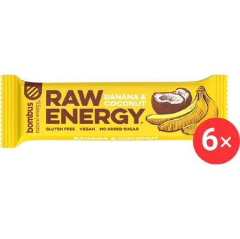 Sport Bombus Raw Energy Banana&Coconut 6 x 50g