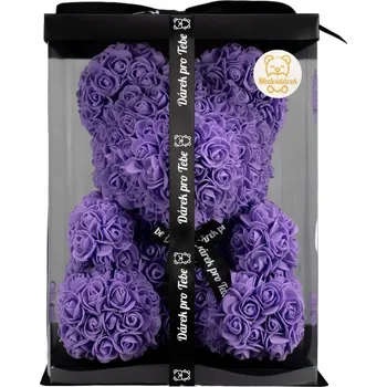 Hračka Medvídárek Big Classic 40 cm - fialový