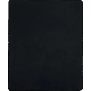 Prostěradlo Prostěradlo s gumou VidaXL bavlna 140 x 200 cm černé