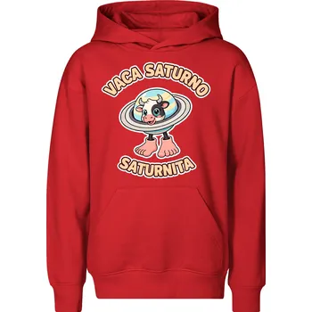 Chlapecká mikina Dětská mikina Vaca saturno saturnita Barva: Červená, Velikost: 10