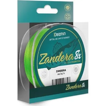 Delphin Zandera 8 Fluo Zelená 150m 0,10mm 6,9kg