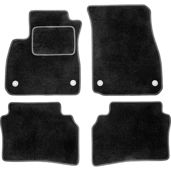 Autodoplněk ACI OPEL Insignia 17- textilní koberečky černé EXCLUSIVE (sada 4 ks)