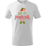 Vánoční dětské tričko elfí pomocník Barva: Bílá, Velikost: 12