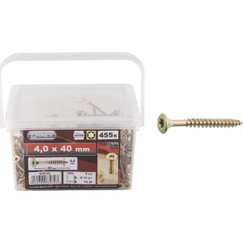 Vrut CONNEX UNI-vruty TX 4,0x40 mm, 455 ks