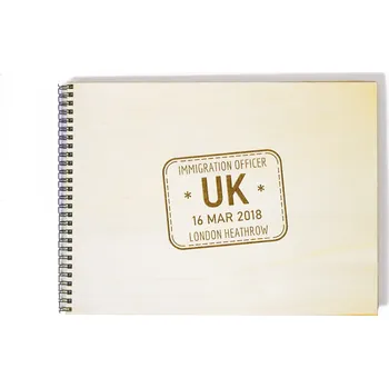 Fotoalbum Cestovatelské fotoalbum razítka Varianta: Varianta A