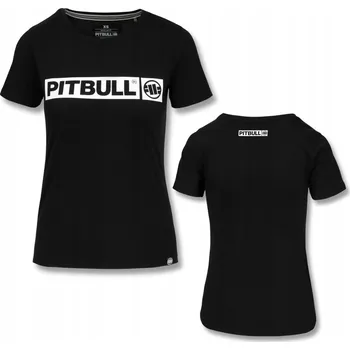 Dámské tričko PITBULL WEST COAST TRIČKO TRIČKO DÁMSKÉ HILLTOP REGULAR ČERNÉ M
