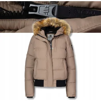 Pitbull dámská péřová bunda s kapucí AZALEA, velikost XL