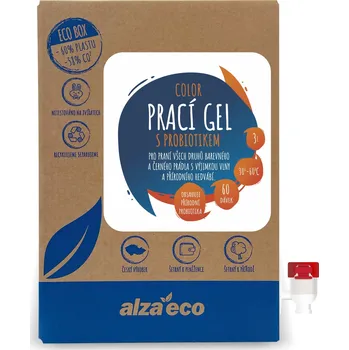 Prací prostředek AlzaEco prací gel Color s probiotikem 3 l (60 praní)