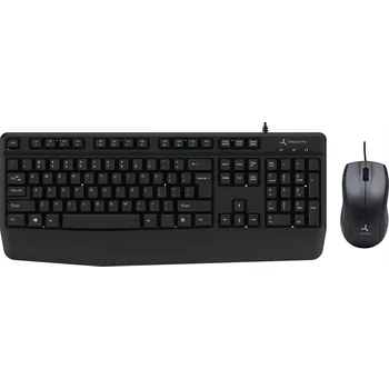 Klávesnice SADA KLÁVESNICE + MYŠ USB QWERTY PRO KANCELÁŘ DOMÁCNOST ŠKOLU TRIADYN RHEA