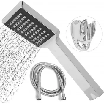 Sprchový set DuraHome Hlavice sprchová s hadicí ALBERTA, chrom
