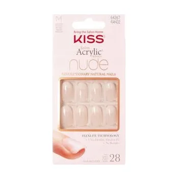 Umělé nehty Kiss umělé nehty francouzská manikúra KAN02 x28 M