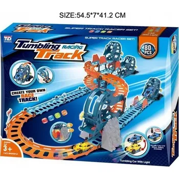 autodráha EXTRÉMNÍ ZÁVODNÍ DRÁHA SADA 80 DÍLŮ