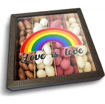 Čokoláda Sablio Mandle v čokoládě Love is love 2 - 4x 80g