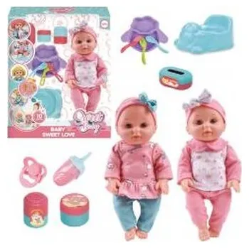 Lalka bobas z głosem i akcesoriami