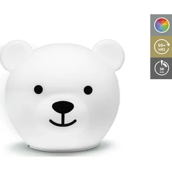 Dětské svítidlo ZAZU Medvídek Bor silikonové vícebarevné