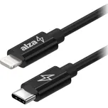 AlzaPower Core USB-C to Lightning MFi 0.5m černý