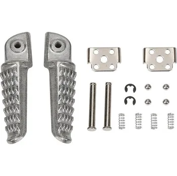 Zadní stupačky MS1077 Kawasaki - Barva : Stříbrná