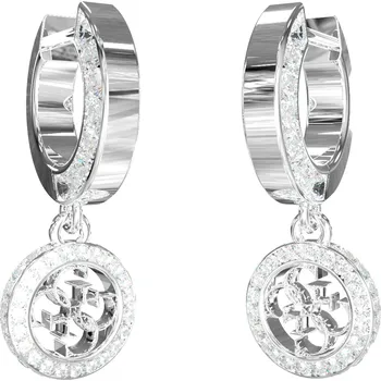 Šperk GUESS Náušnice 4G Crush JUBE04165JWRHT/U