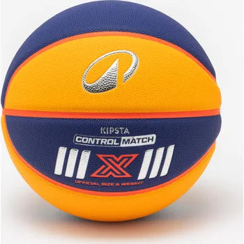 Míčový sport TARMAK Basketbalový míč 3x3 BT500 velikost 6 modro-žlutý 0