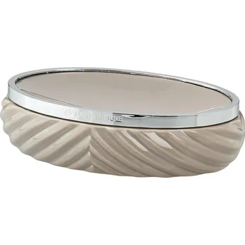 Mýdlenka LENE BJERRE MILDA béžová - stříbrná, 14,5 cm