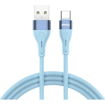 Datový kabel BWOO X280C USB kabel - USB-C / 1m / 3A / modrý