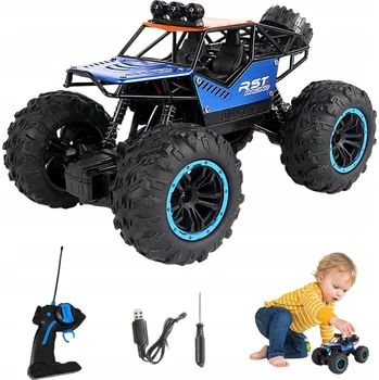 RC model auta AUTO NA DÁLKOVÉ OVLÁDÁNÍ TERÉNNÍ LED RYCHLÉ RC PRO DĚTI DÁREK PRO KLUKY