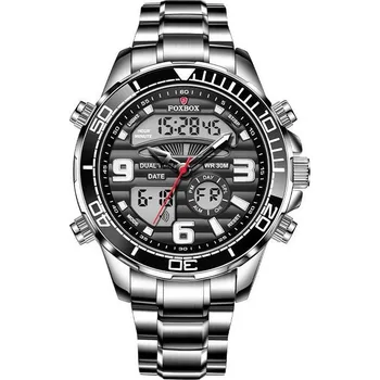 Hodinky Lige Man digitální steel FB 0007 černé