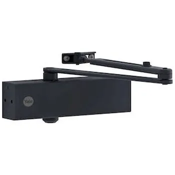 Zavírač dveří Yale DC5500 EN2/3/4/5 lomené ramínko černý