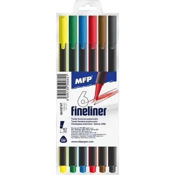 Kancelářské potřeby MFP FL 0.7 mm, 6 barev