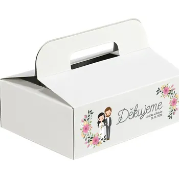 Krabička na výslužku Krabička na výslužky novomanželé