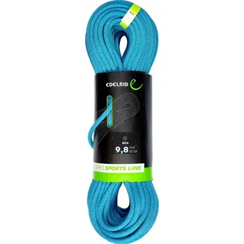 Lano Dynamické lano Edelrid Boa 710790603000 modré 9,8 mm 60 m