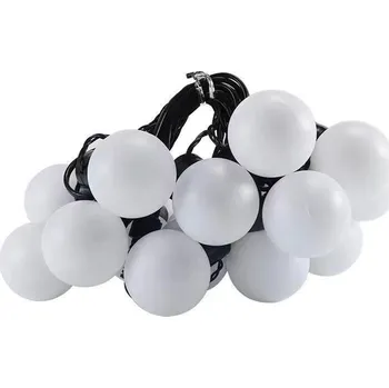 Vánoce Party osvětlení 5 m, 10 teple bílých LED, IP67