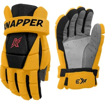 Knapper Hokejbalové rukavice AK3 v2 JR Junior, černá-růžová, 12 + DÁREK + Doprava ZDARMA