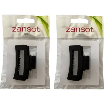 Zansot Sponka 6 cm, matná černá 2 ks
