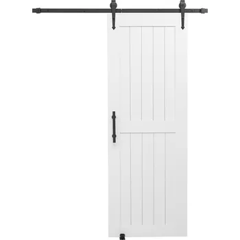 Interiérové dveře VEVOR GCMFHBHXTZBSA8STK001V0 76,2/213,4 posuvné bílé