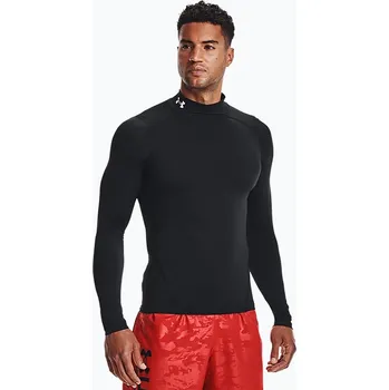 Pánské oblečení Under Armour pánské tričko s dlouhým rukávem Ua Hg Armour Comp Mock black 1369606-001