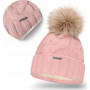 Čepice PaMaMi zimní čepice beanie růžová, univerzální velikost