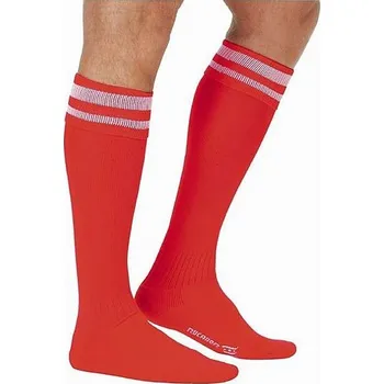 Štulpny Rucanor Fotbalové štulpny Process, barva červená, velikost 30-34