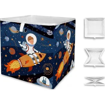 Úložný box Butter Kings space adventure, 32 × 32 cm