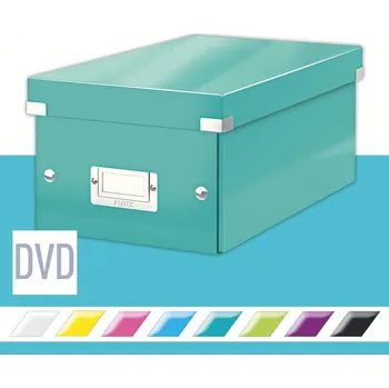 Kancelář LEITZ WOW Click & Store DVD 20.6 x 14.7 x 35.2 cm, ledově modrá