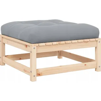 Zahradní židle VidaXL dřevěná šedá