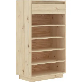 Botník Botník, 60x34x105 cm, masivní borovicové dřevo