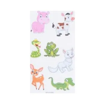 Tetování Tetovací obtisky 10,5 x 6 cm - veselá zvířátka Anděl Přerov s.r.o.