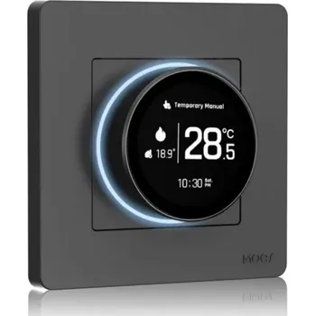 MOES Smart ZigBee Thermostat, GB Electric Floor Heating 16A, Gray